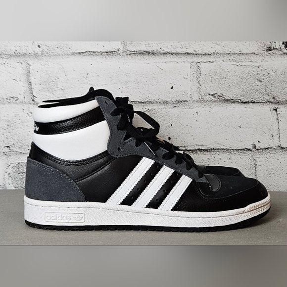 Adidas Originals Top Ten RB Black White High Top Sneakers 10.5 - Picture 7 of 12